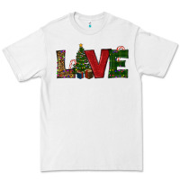 White Christmas Tree Love Premium Tee - RanaPortraitStore