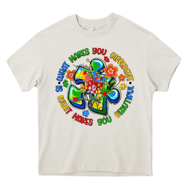 What Makes You Different Is What Makes You Beautif Heavy Core Tee by Artiststas | Teevron