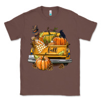 Chestnut Fall Truck Classic Tee - texasbilliewilder