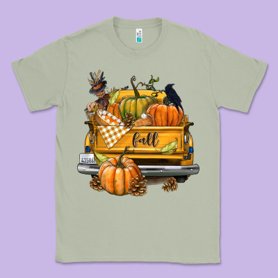 Fall Truck Classic Tee Designed By Texasbilliewilder
