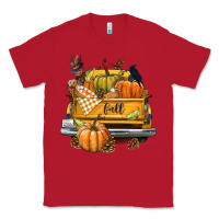 Red Fall Truck Classic Tee - texasbilliewilder