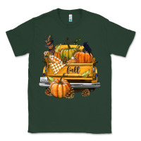Sports Green Fall Truck Classic Tee - texasbilliewilder