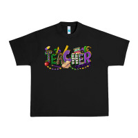 Black teacher mardi gras Urban Heavy Tee - CowGirlArtShop