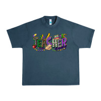 Midnight Navy teacher mardi gras Urban Heavy Tee - CowGirlArtShop