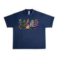 Navy teacher mardi gras Urban Heavy Tee - CowGirlArtShop
