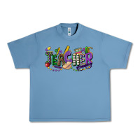 Pebble Blue teacher mardi gras Urban Heavy Tee - CowGirlArtShop