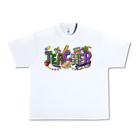 White teacher mardi gras Urban Heavy Tee - CowGirlArtShop