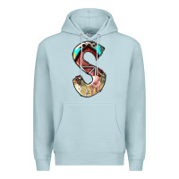 Blue Mist farm life alphabet lowercase letters s Premium Hoodie - BundleAndBundleShop