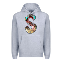 Heather Grey farm life alphabet lowercase letters s Premium Hoodie - BundleAndBundleShop