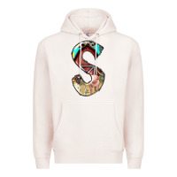 Pale Pink farm life alphabet lowercase letters s Premium Hoodie - BundleAndBundleShop