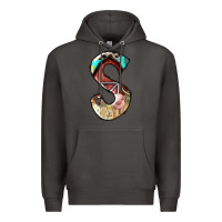Smoke farm life alphabet lowercase letters s Premium Hoodie - BundleAndBundleShop
