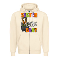 Sister Of Brewing Baby Halloween Theme Baby Shower Spooky T Shirt Zipper Hoodie | Teevron