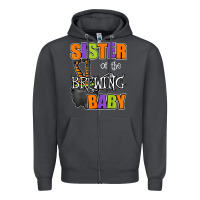 Smoke sister of brewing baby halloween theme baby shower spooky t shirt Zipper Hoodie - minhPixels