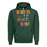 Sports Green sister of brewing baby halloween theme baby shower spooky t shirt Zipper Hoodie - minhPixels