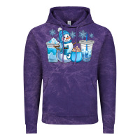 Winter Snowman Coffee Cups Vintage Hoodie | Teevron