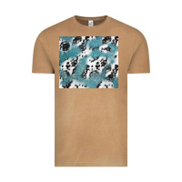 Vintage Camel teal glitter and cowhide Vintage Tee - TumblerDesignByShophia