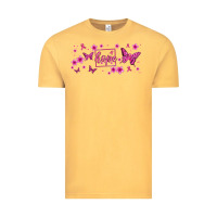 Vintage Mustard hope breast cancer butterfly Vintage Tee - Jasminsmagicworld