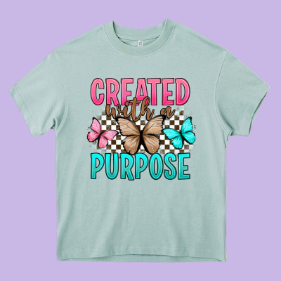 Created With A Purpose Heavy Core Tee Designed By Artiststas