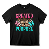 Black created with a purpose Heavy Core Tee - Artiststas