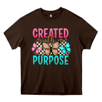 Chocolate Brown created with a purpose Heavy Core Tee - Artiststas