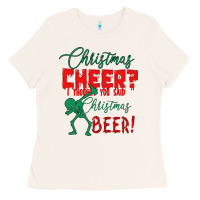 Bone Christmas Cheer I Thought You Said Christmas Beer Ladies Tee - Bettercallsaul