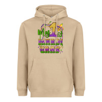 Mushroom my first mardi gras glitter fleur de lis Heavyweight Hoodie - Artiststas