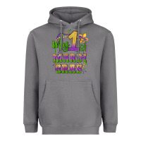 Storm my first mardi gras glitter fleur de lis Heavyweight Hoodie - Artiststas