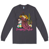 Smoke Happy Easter western Easter Day Long Sleeve Tee - CowGirlArtShop