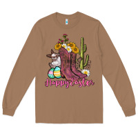 Toasted Coconut Happy Easter western Easter Day Long Sleeve Tee - CowGirlArtShop