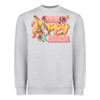 Heather Grey One hoppy Mama Heavyweight Sweatshirt - LillyAllenDesigns
