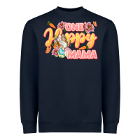 Navy One hoppy Mama Heavyweight Sweatshirt - LillyAllenDesigns
