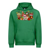 Emerald christmas cow coffee cups Urban Hoodie - AdoDesignShop