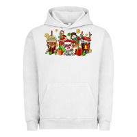 Pigment Lunar Rock christmas cow coffee cups Urban Hoodie - AdoDesignShop