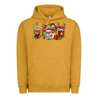 Pigment Peanut Butter christmas cow coffee cups Urban Hoodie - AdoDesignShop