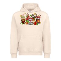 Sandshell christmas cow coffee cups Urban Hoodie - AdoDesignShop