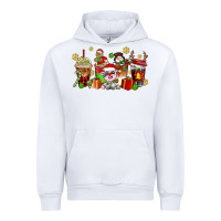 White christmas cow coffee cups Urban Hoodie - AdoDesignShop