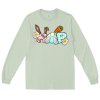 Matcha Hop bunny Easter Day Long Sleeve Tee - CowGirlArtShop