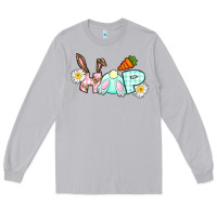 Moon Dust Hop bunny Easter Day Long Sleeve Tee - CowGirlArtShop