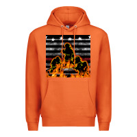 Carrot american firefighters seamless pattern Premium Hoodie - BundleAndBundleShop