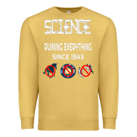 Antique Gold Science Ruining Everything Since 1543 Aliens Premium Sweatshirt - minhPixels