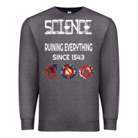 Charcoal Heather Science Ruining Everything Since 1543 Aliens Premium Sweatshirt - minhPixels