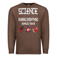 Chestnut Science Ruining Everything Since 1543 Aliens Premium Sweatshirt - minhPixels