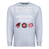 Heather Grey Science Ruining Everything Since 1543 Aliens Premium Sweatshirt - minhPixels