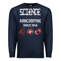 Navy Science Ruining Everything Since 1543 Aliens Premium Sweatshirt - minhPixels
