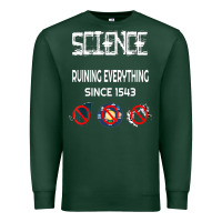 Sports Green Science Ruining Everything Since 1543 Aliens Premium Sweatshirt - minhPixels