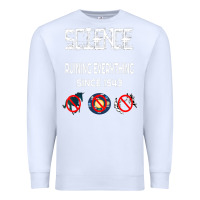 White Science Ruining Everything Since 1543 Aliens Premium Sweatshirt - minhPixels
