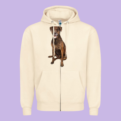 Plott Hound Zipper Hoodie Designed By Lillyallendesigns