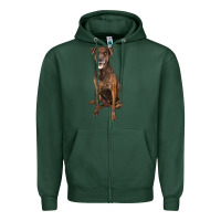 Sports Green plott hound Zipper Hoodie - LillyAllenDesigns