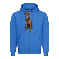 True Royal plott hound Zipper Hoodie - LillyAllenDesigns