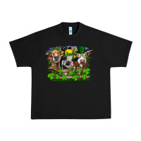 Black St patrick's day heifers Urban Heavy Tee - RanaPortraitStore